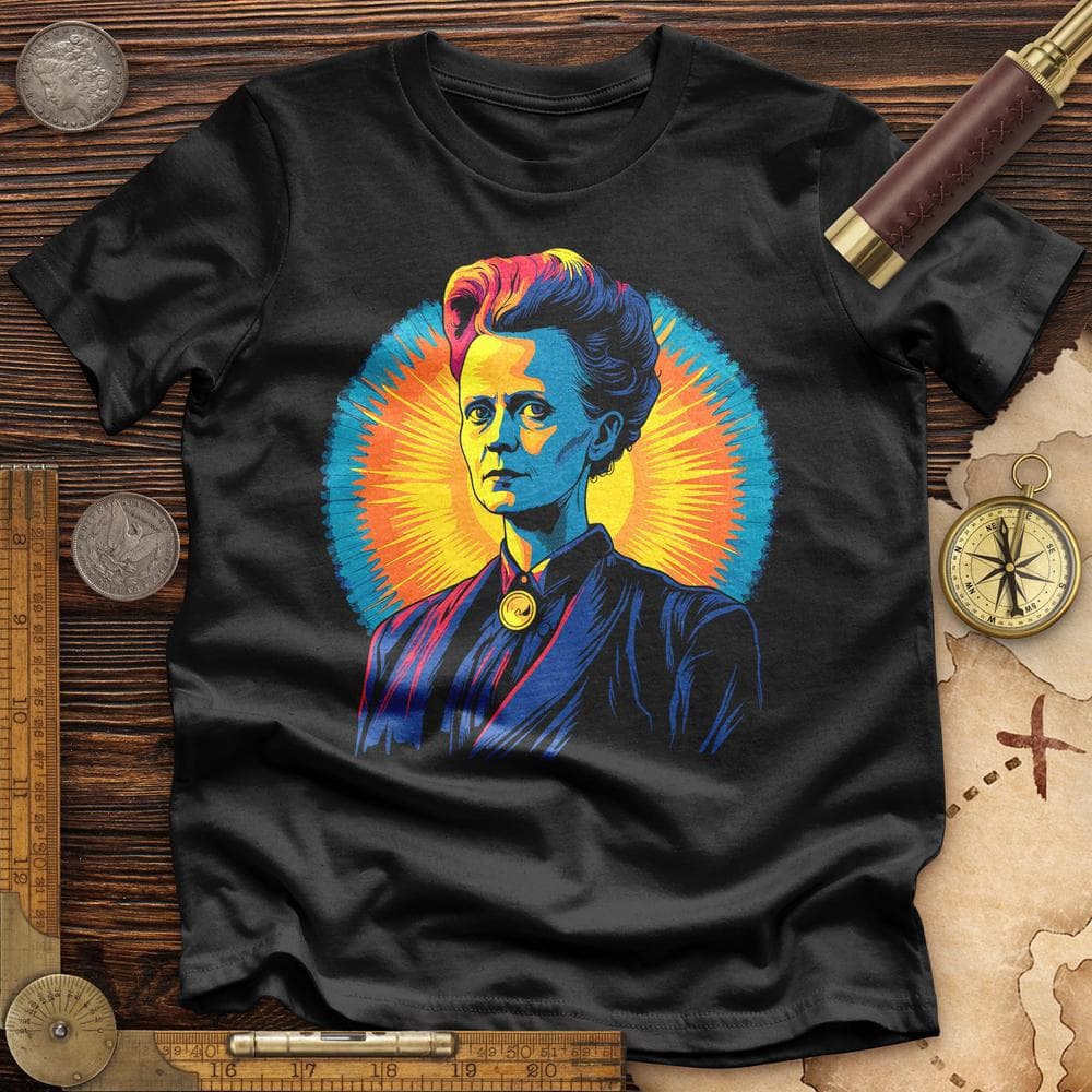 Marie Curie Glow Premium Quality Tee