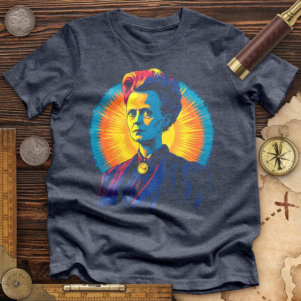 Marie Curie Glow Premium Quality Tee