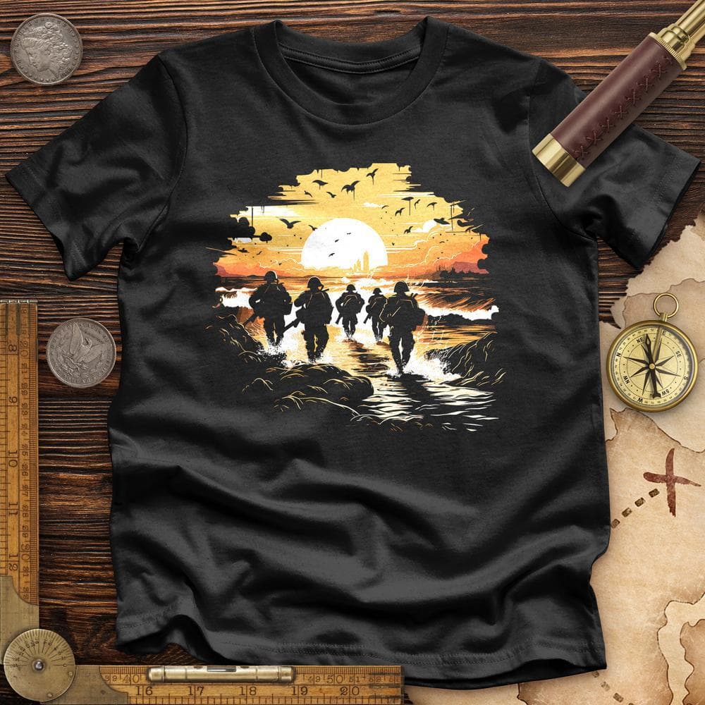 Military Vector Illustration Premium Quality Tee