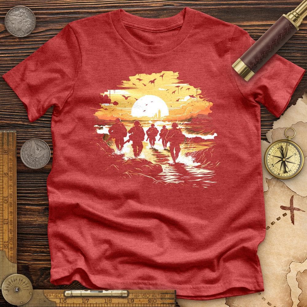 Military Vector Illustration Premium Quality Tee