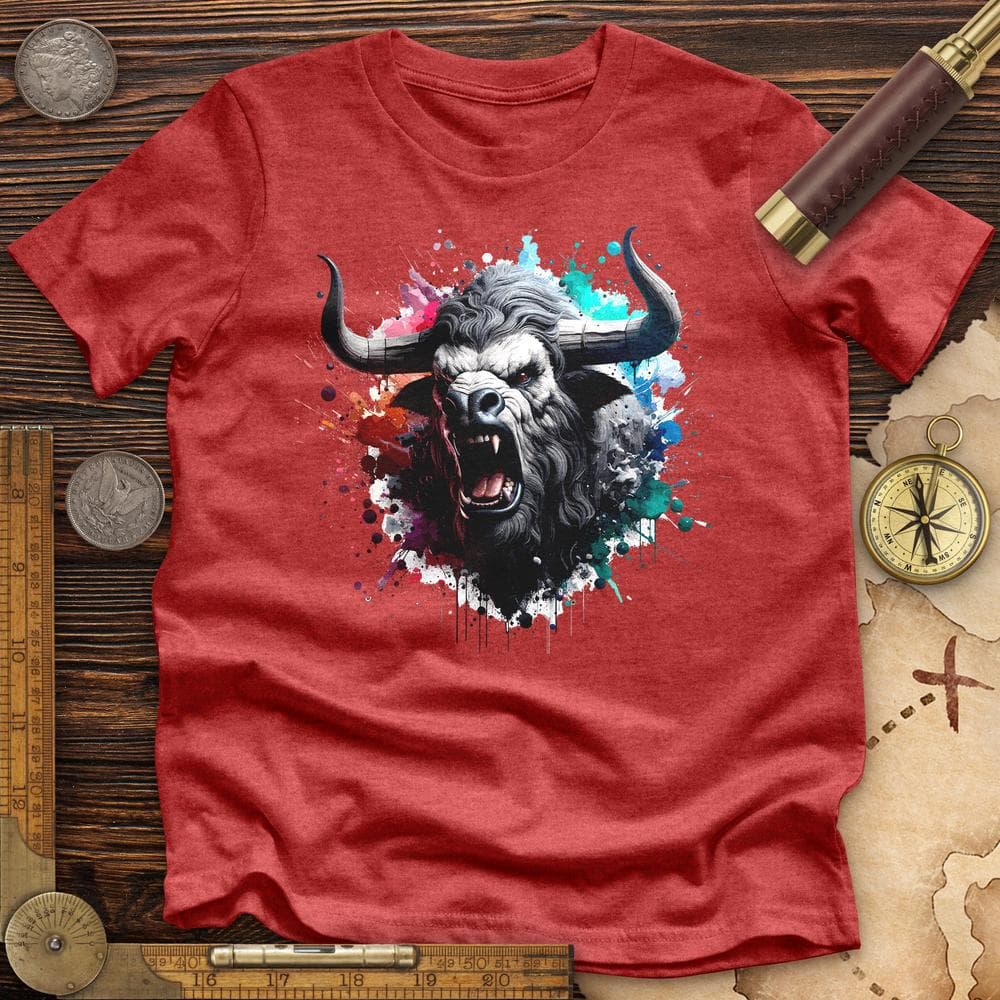 Minotaur Splatter Premium QualityTee