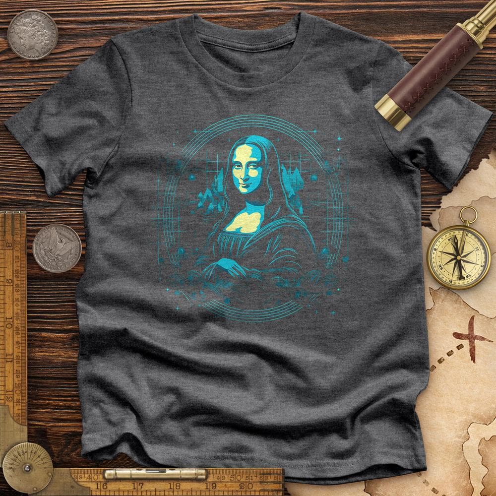 Mona Lisa Colored Premium Quality Tee