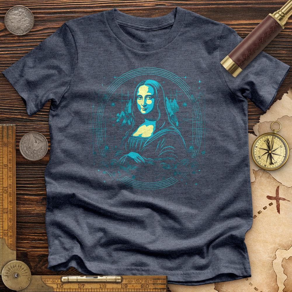 Mona Lisa Colored Premium Quality Tee