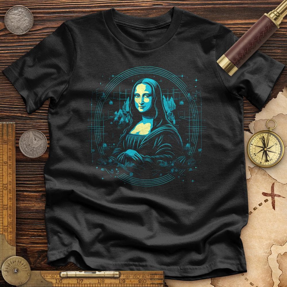 Mona Lisa Colored Premium Quality Tee