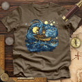 Oil Paint Ship Premium Quality Tee