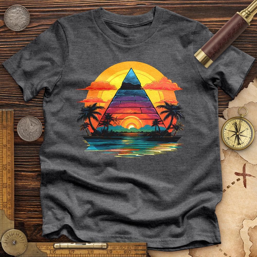 Pyramid Palm Tree Premium QualityTee