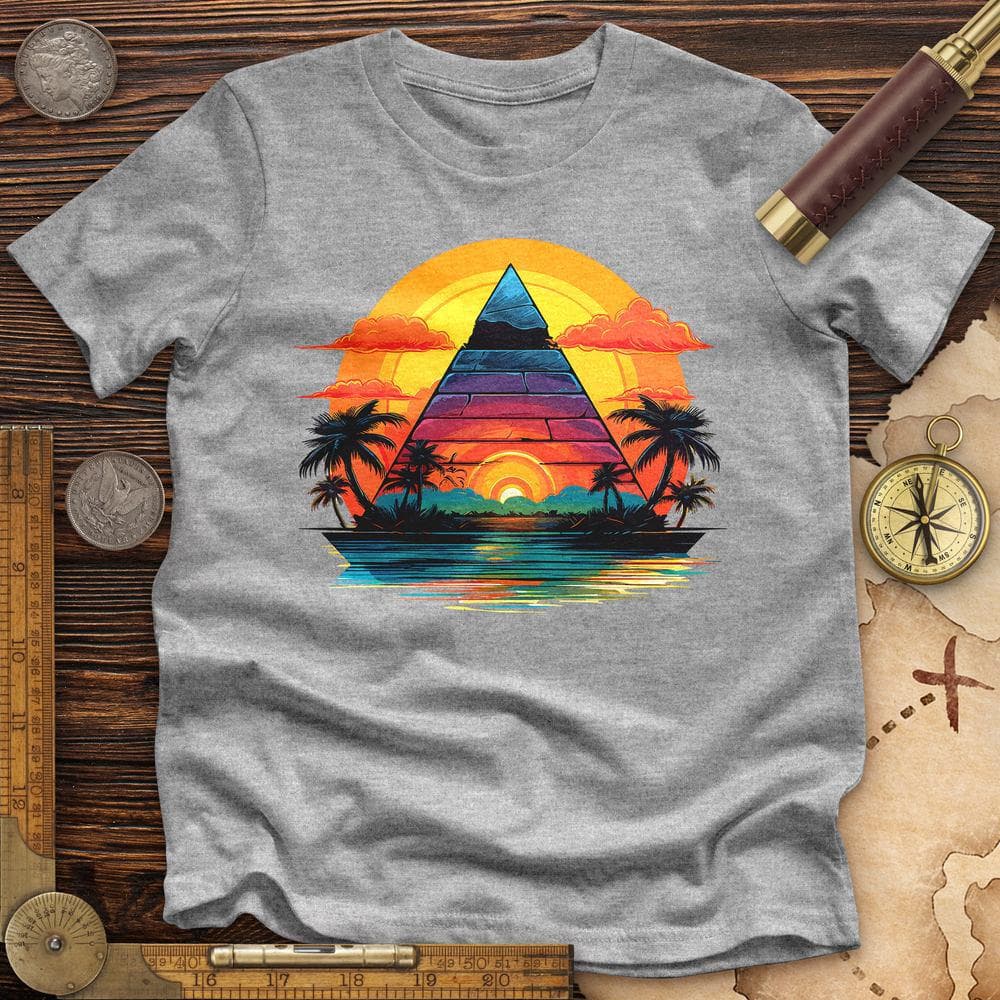Pyramid Palm Tree Premium QualityTee