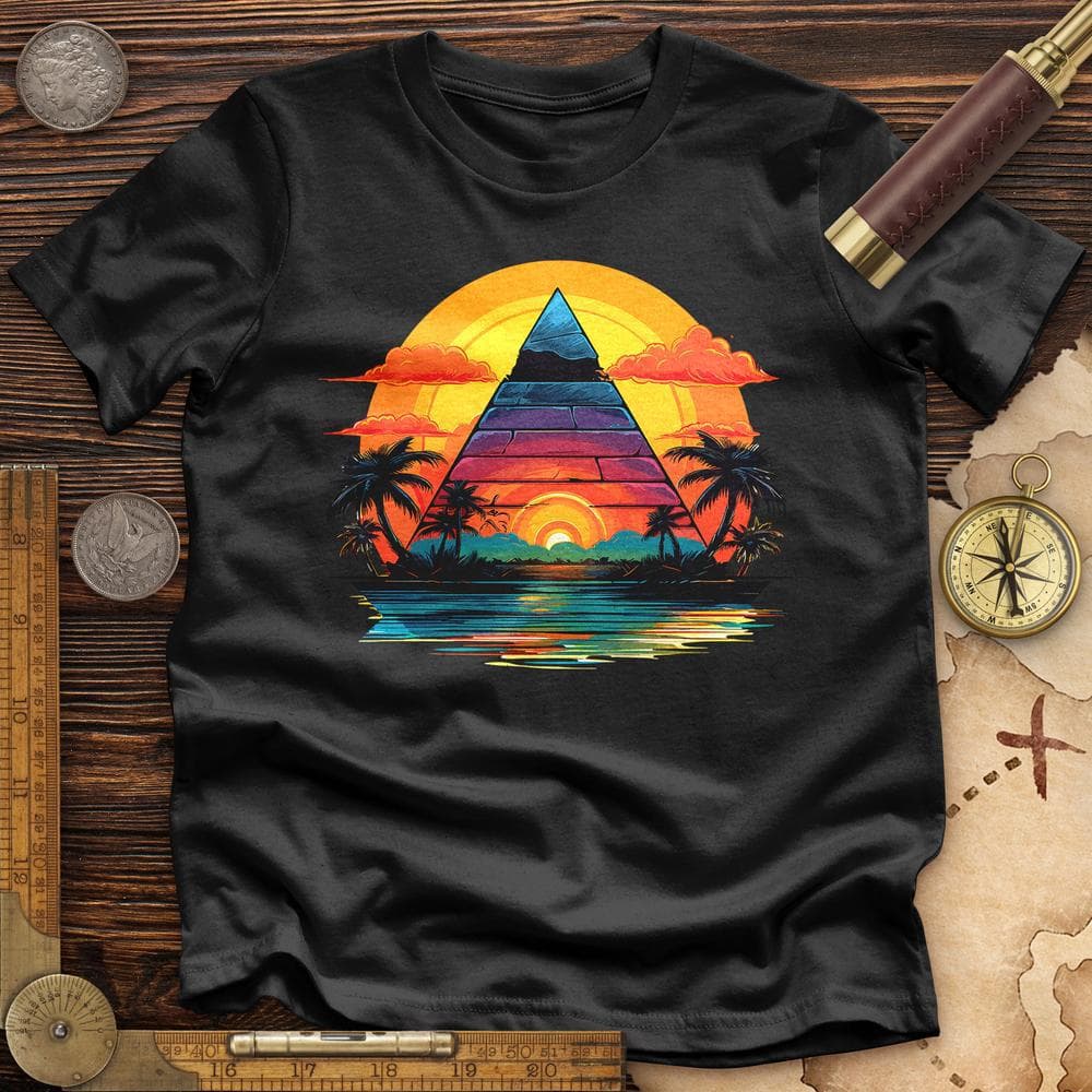Pyramid Palm Tree Premium QualityTee