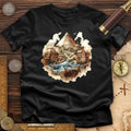 Pyramids Egypt City With River Premium QualityTee