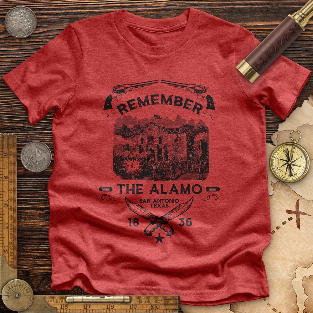 Remember The Alamo 1836 Premium Quality Tee