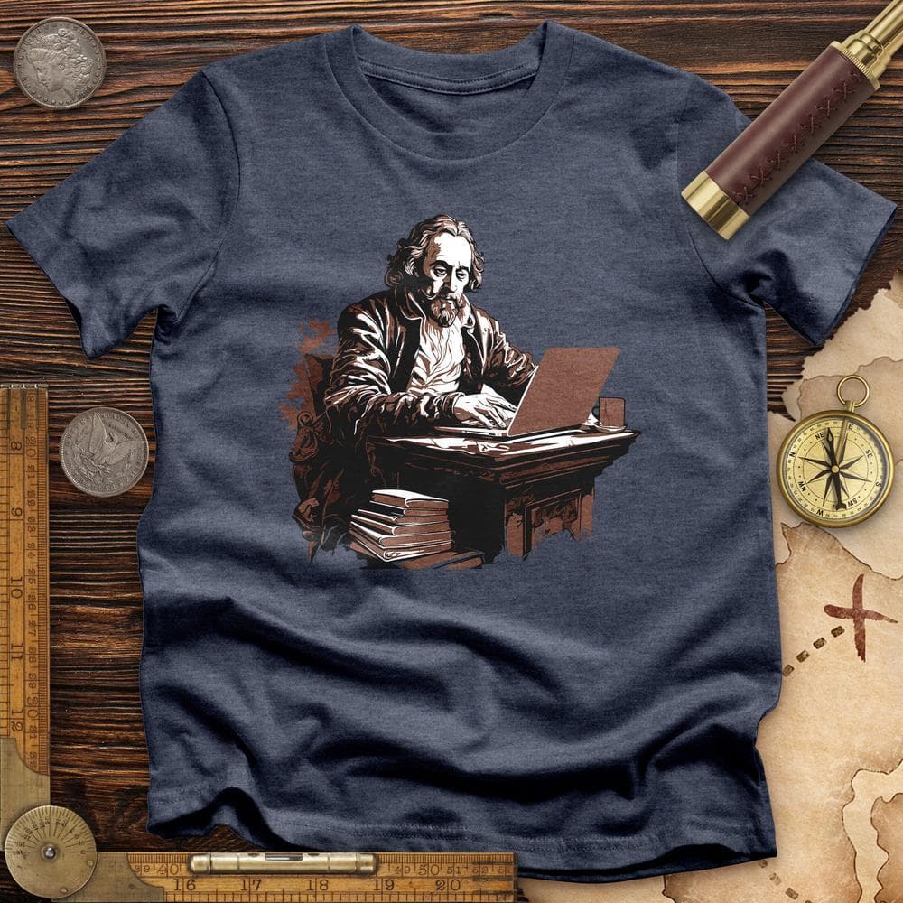 Shakespeare Laptop Premium Quality Tee