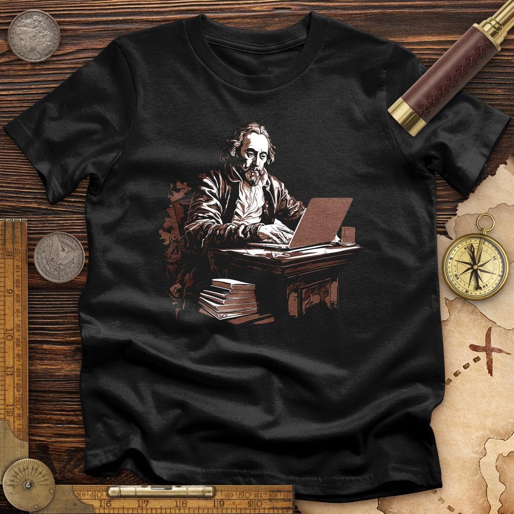 Shakespeare Laptop Premium Quality Tee