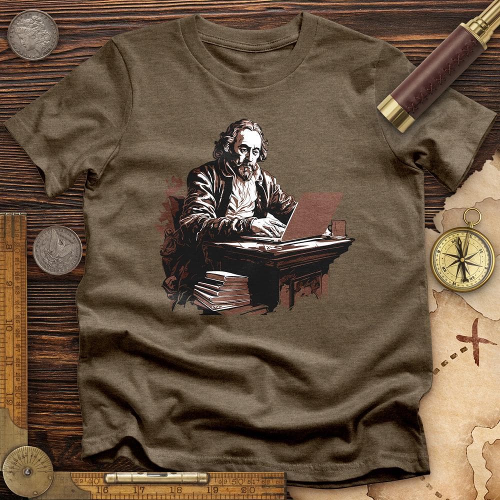 Shakespeare Laptop Premium Quality Tee