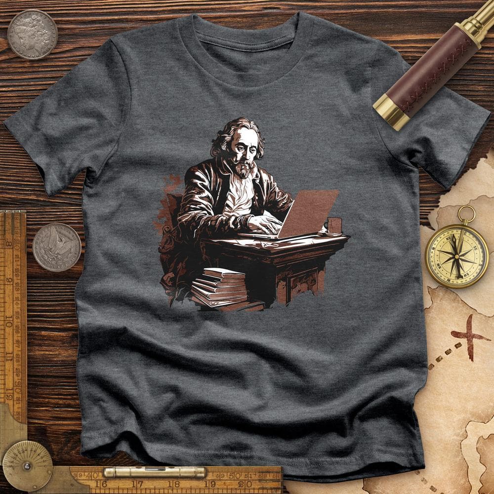 Shakespeare Laptop Premium Quality Tee
