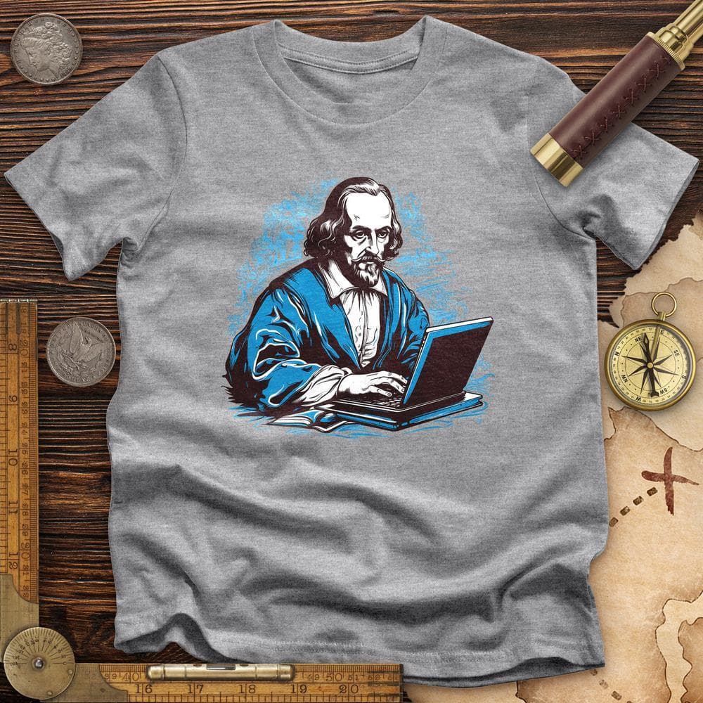 Shakespeare Typing Premium Quality Tee