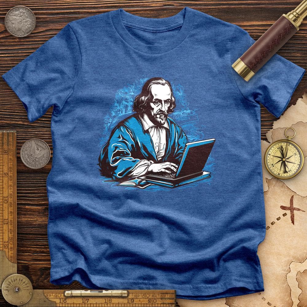 Shakespeare Typing Premium Quality Tee