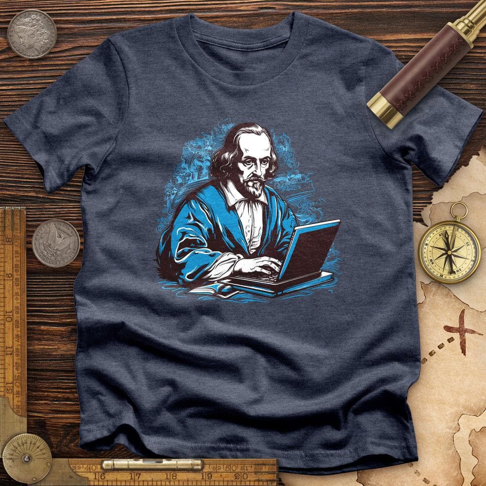Shakespeare Typing Premium Quality Tee