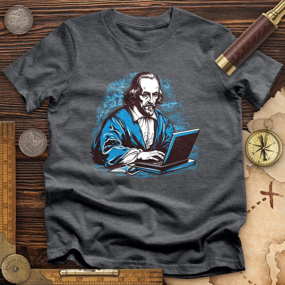 Shakespeare Typing Premium Quality Tee