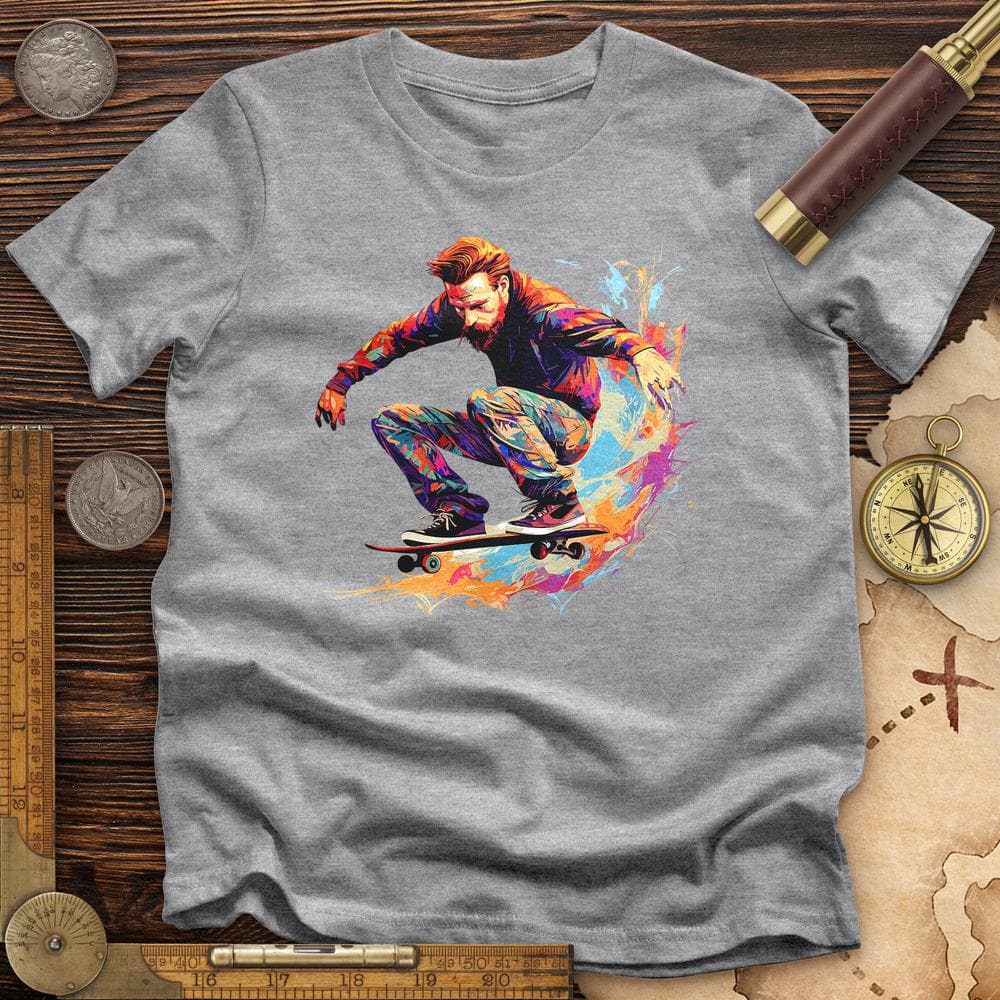 Van Gogh Skateboard Premium QualityTee
