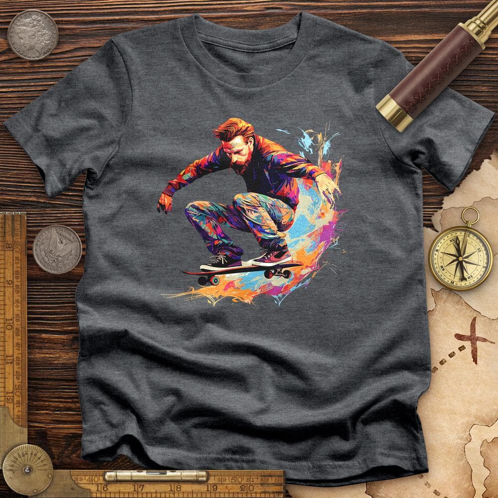 Van Gogh Skateboard Premium QualityTee