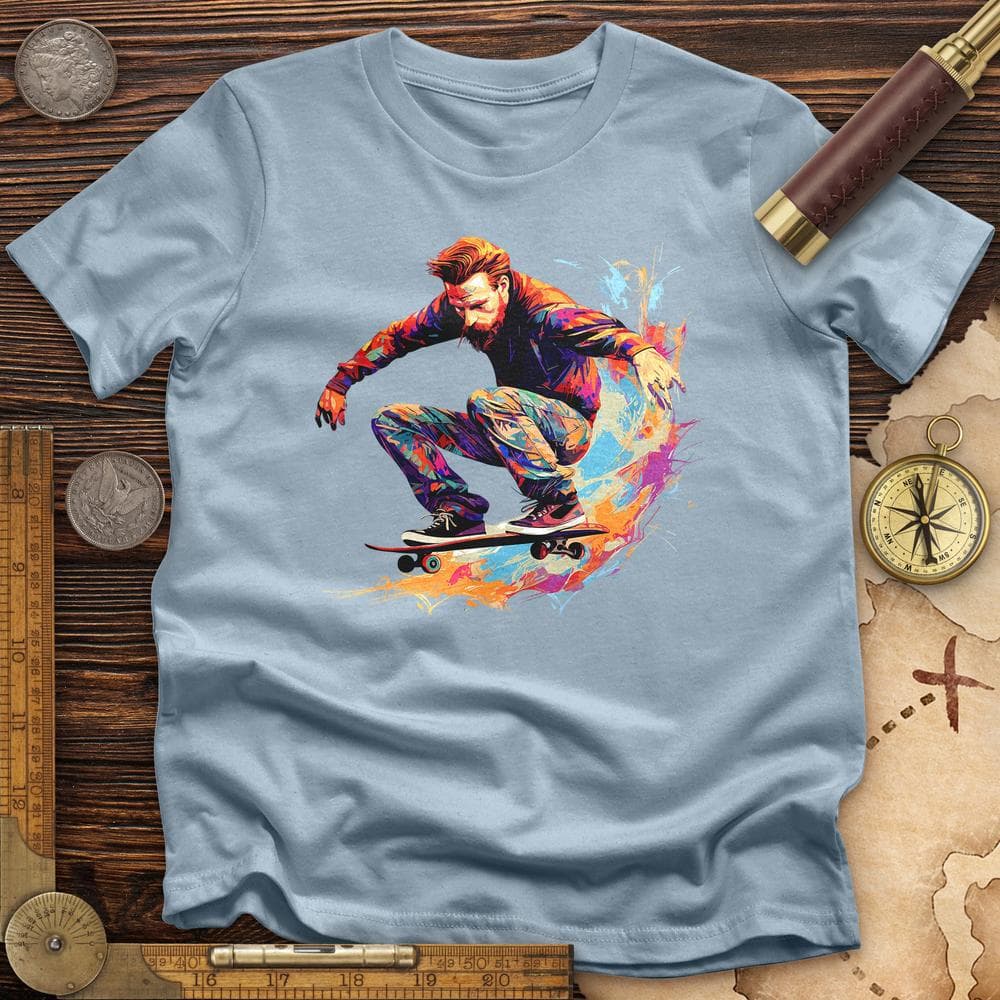 Van Gogh Skateboard Premium QualityTee