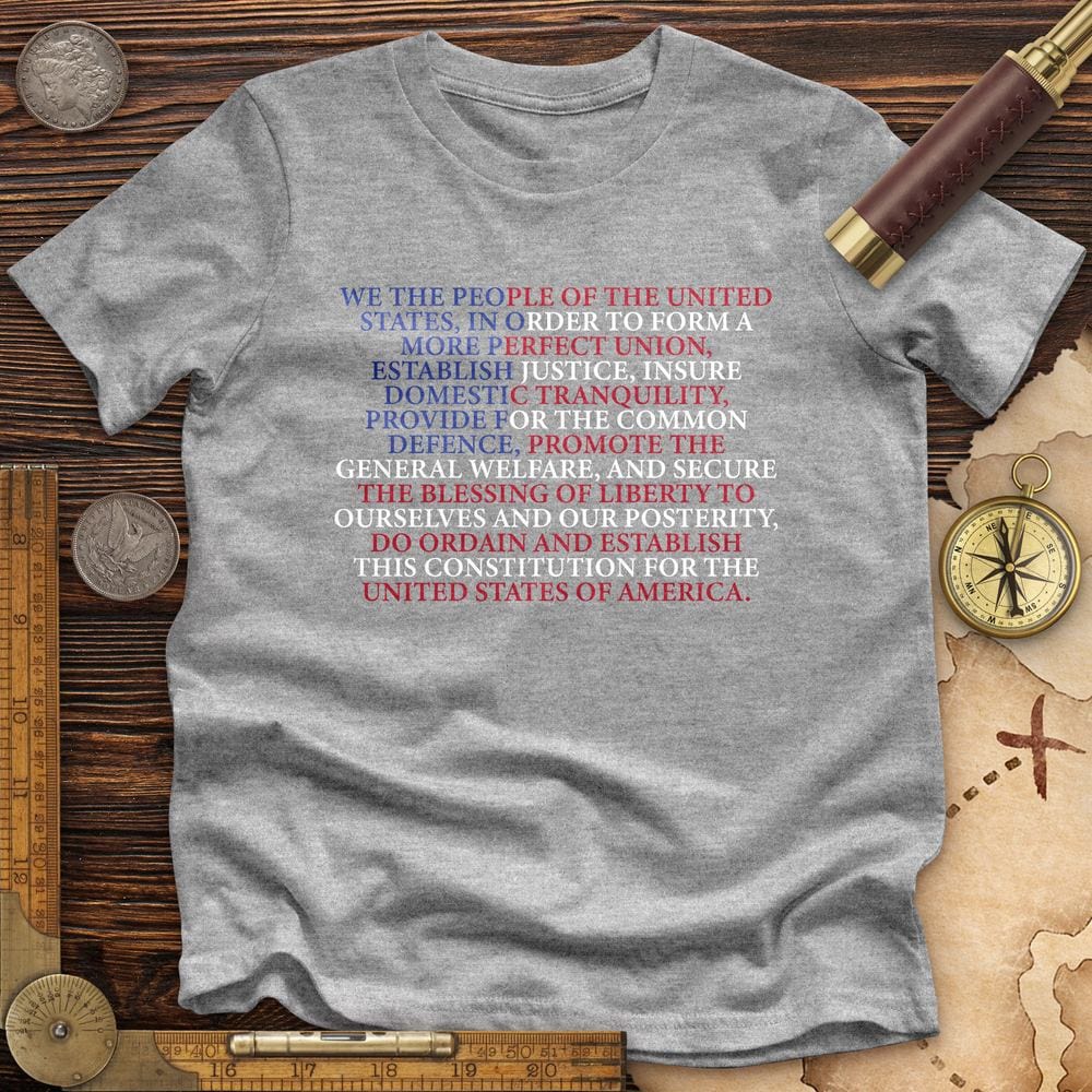We The People Flag Premium Quality Tee