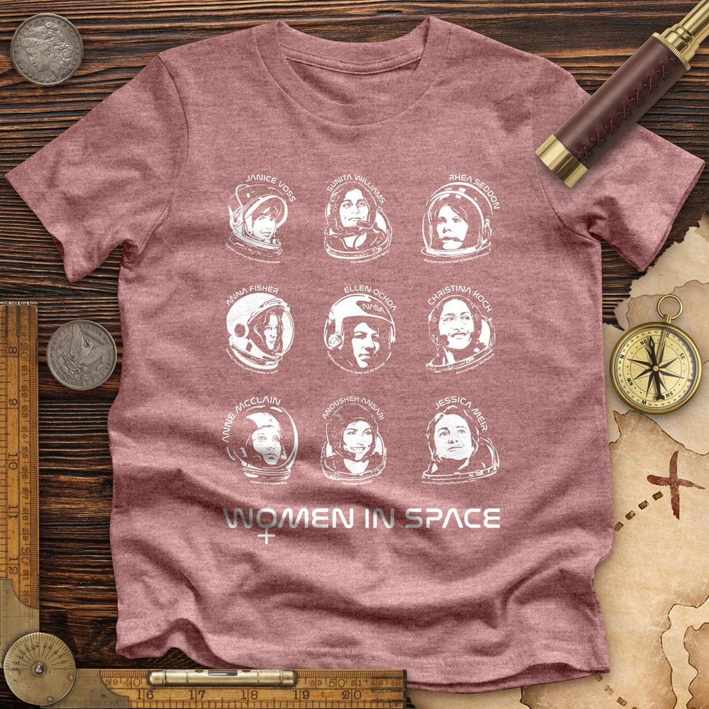 Women In Space Premium Quality Tee