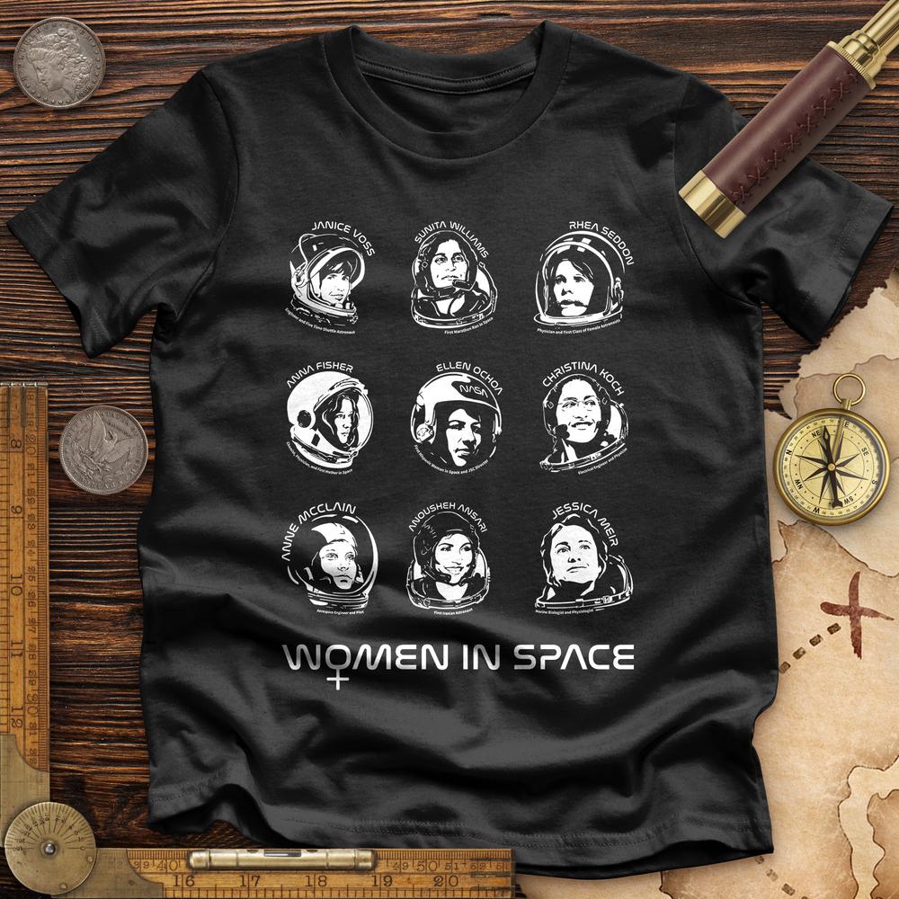 Women In Space Premium Quality Tee