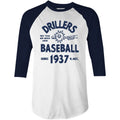 Hobbs Drillers - New Mexico - Vintage Defunct Baseball Teams - 3/4 Sleeve Raglan