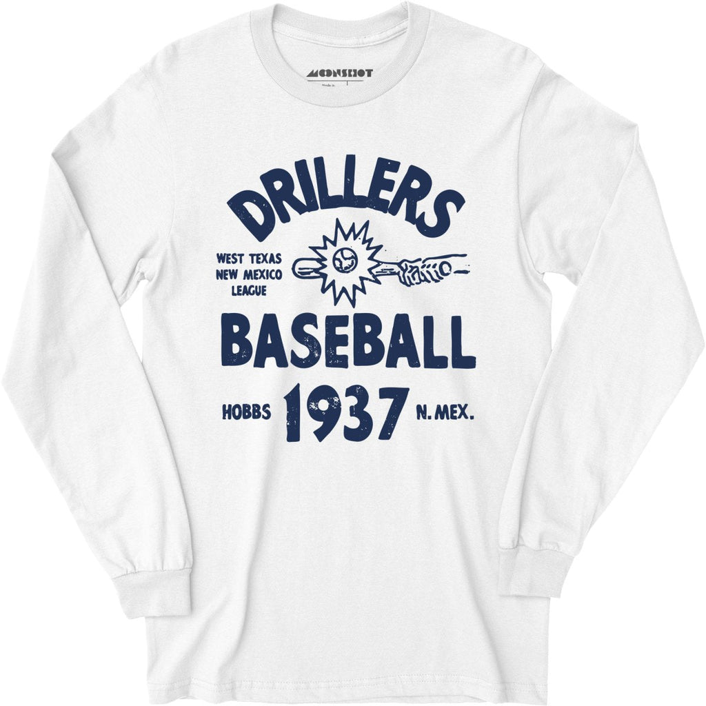 Hobbs Drillers - New Mexico - Vintage Defunct Baseball Teams - Long Sleeve