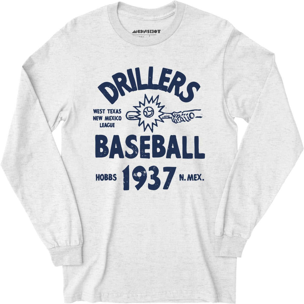 Hobbs Drillers - New Mexico - Vintage Defunct Baseball Teams - Long Sleeve