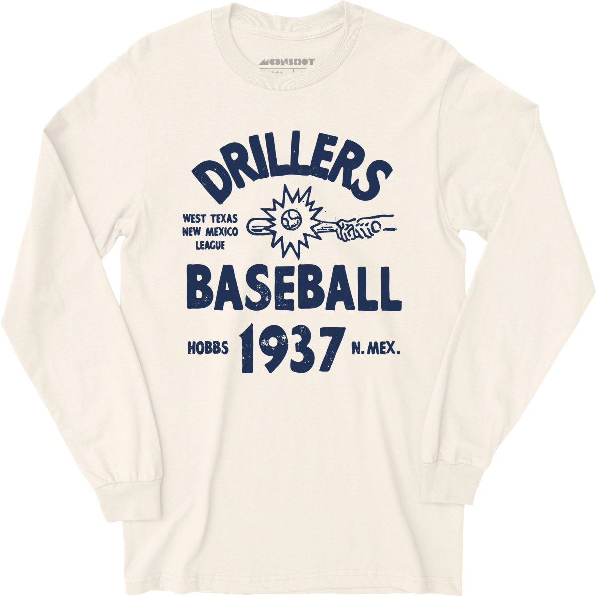 Hobbs Drillers - New Mexico - Vintage Defunct Baseball Teams - Long Sleeve
