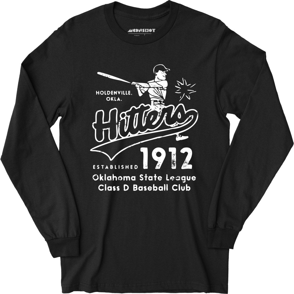 Holdenville Hitters - Oklahoma - Vintage Defunct Baseball Teams - Long Sleeve