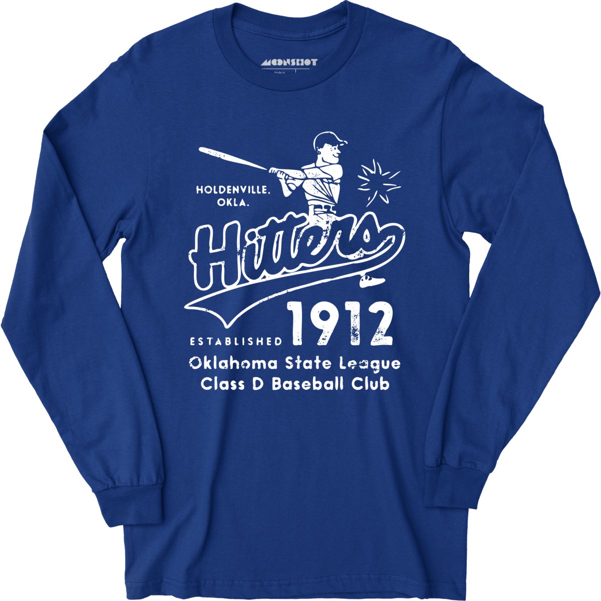 Holdenville Hitters - Oklahoma - Vintage Defunct Baseball Teams - Long Sleeve