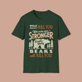 Humorous Camping Outdoor Bear Vintage ..