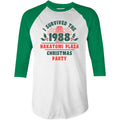 I Survived the 1988 Nakatomi Plaza Christmas Party - 3/4 Sleeve Raglan