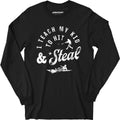I Teach My Kid to Hit & Steal - Long Sleeve