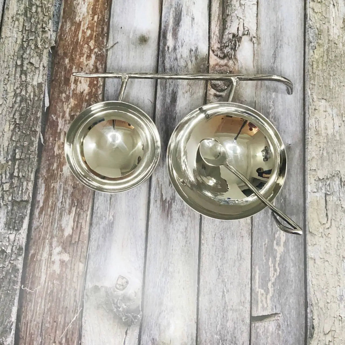 Hammered Branch Nut Bowl