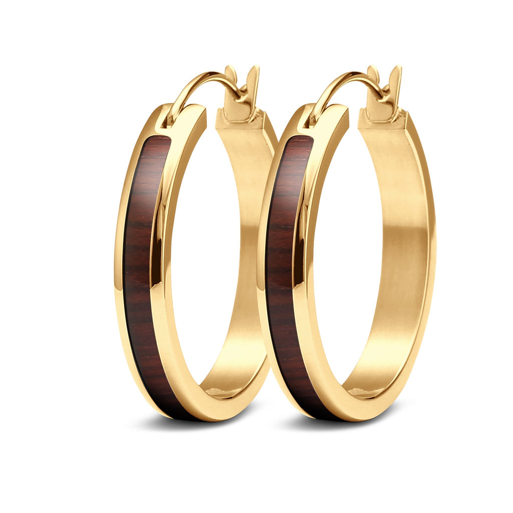 Jarrah Hoop Earrings - Yellow Gold