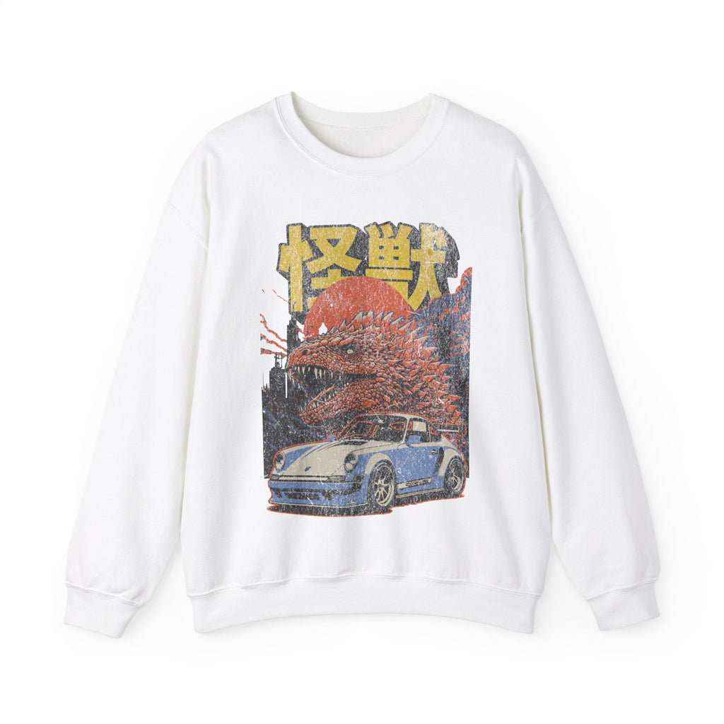Kaiju-Japanese Monster and Porsche .