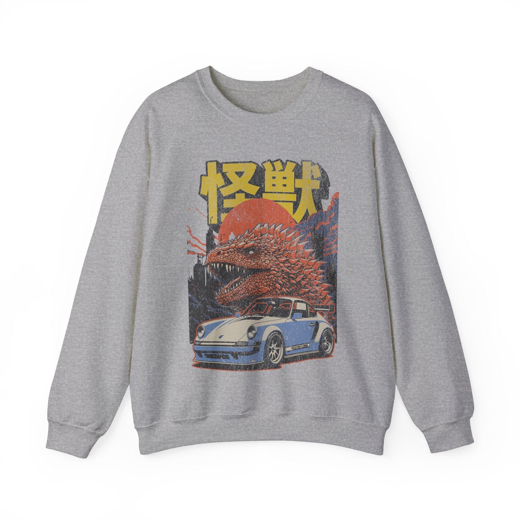 Kaiju-Japanese Monster and Porsche .