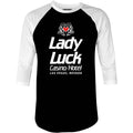 Lady Luck Casino & Hotel - Vintage Las Vegas - 3/4 Sleeve Raglan