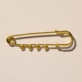 Large Safety Pin Brooch