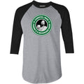 Lebowski - Careful, Man - There's a Beverage Here - 3/4 Sleeve Raglan