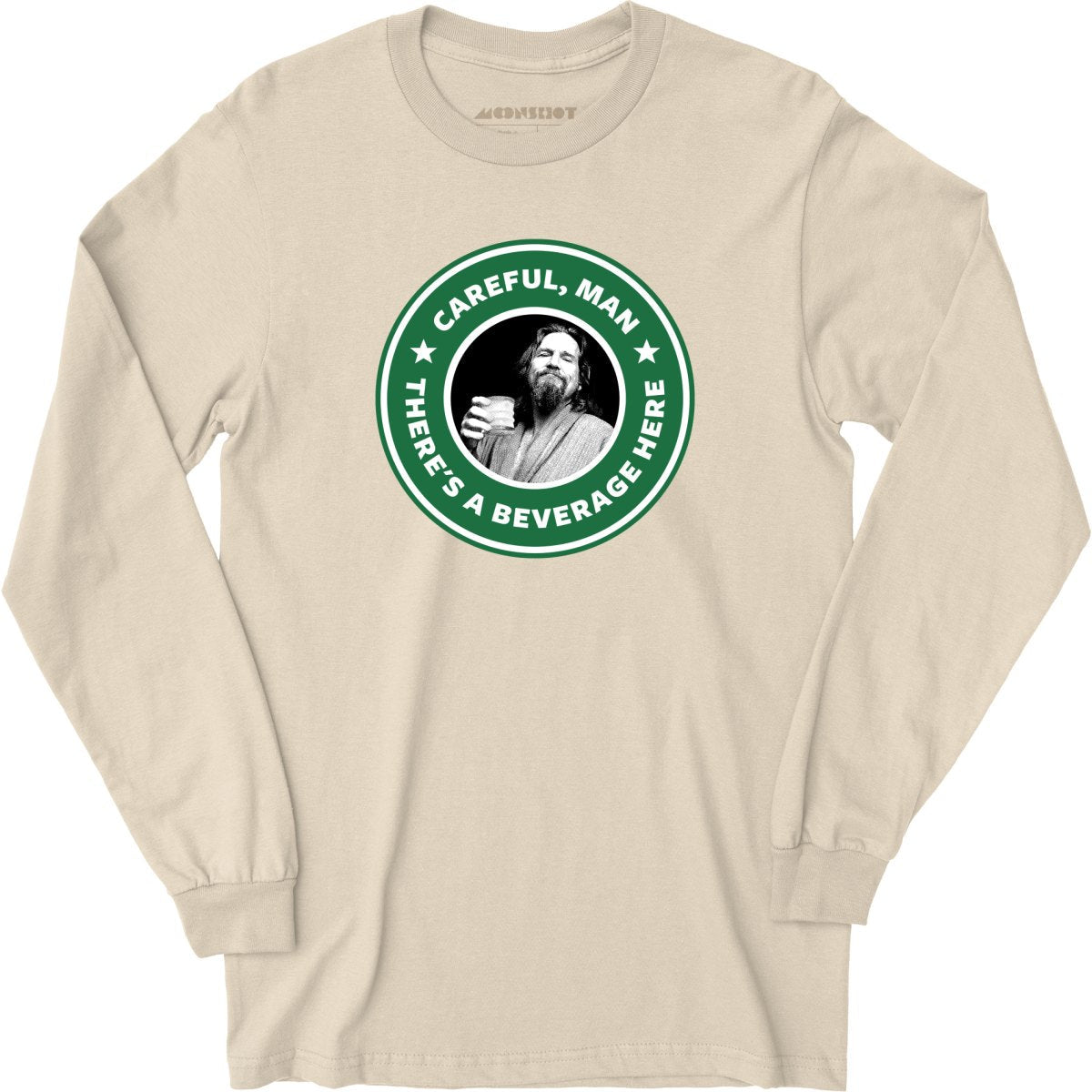 Lebowski - Careful, Man - There's a Beverage Here - Long Sleeve