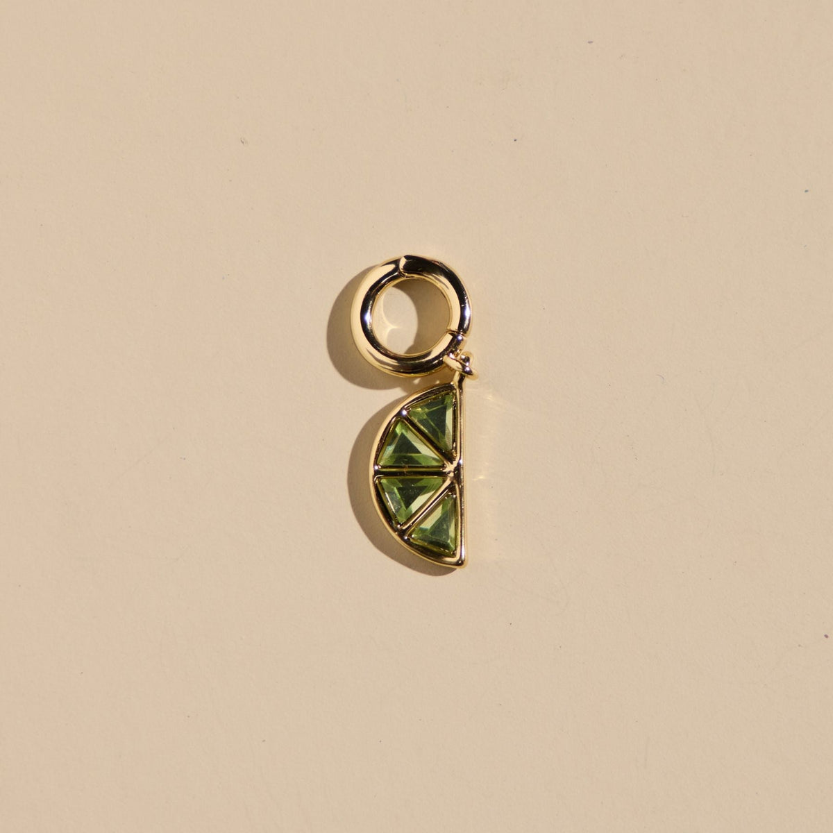Lime Wedge Charm