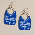 Los Angeles Baseball Jersey Earrings