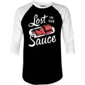 Lost in the Sauce - 3/4 Sleeve Raglan