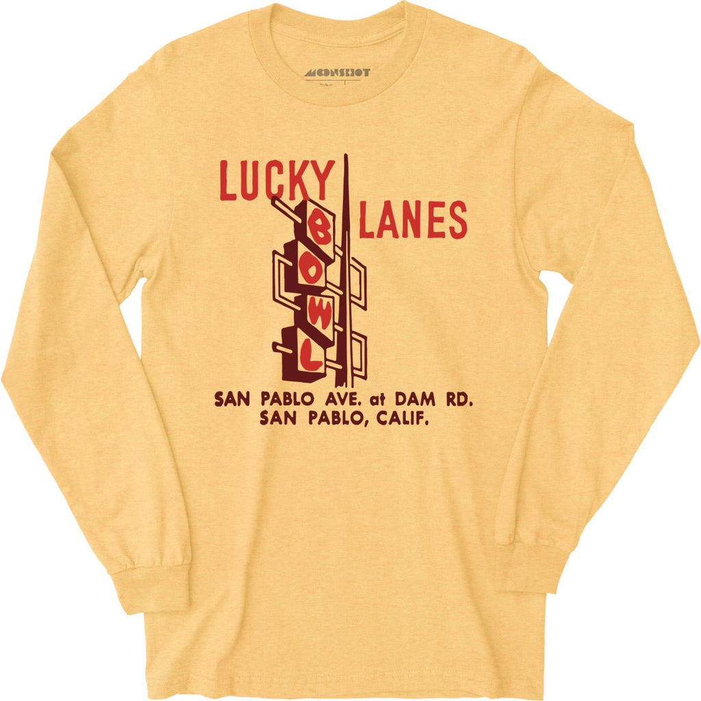 Lucky Lanes - San Pablo, CA - Vintage Bowling Alley - Long Sleeve