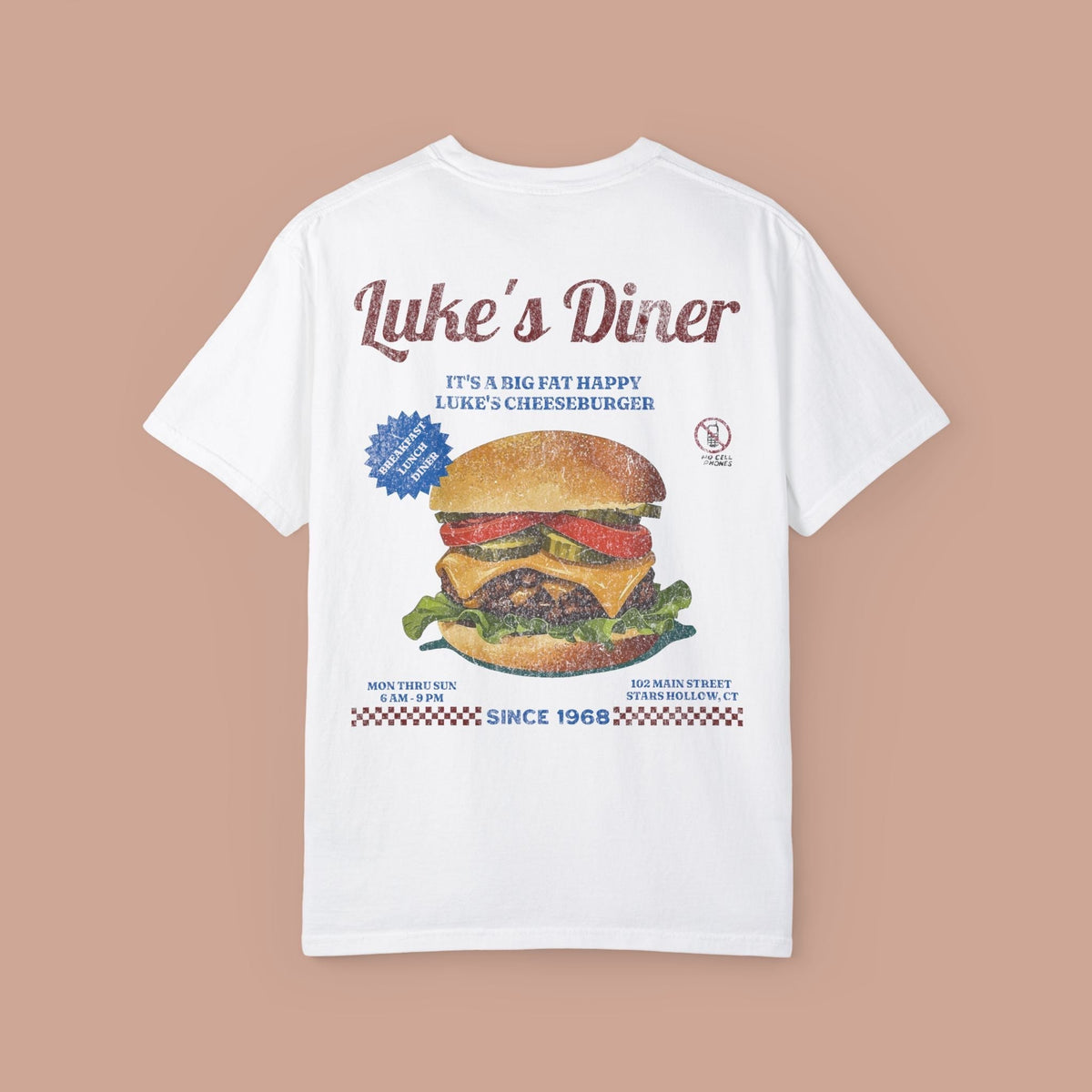 Luke's Diner Retro Cheeseburger Tee